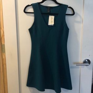 Textured V-neck Dress